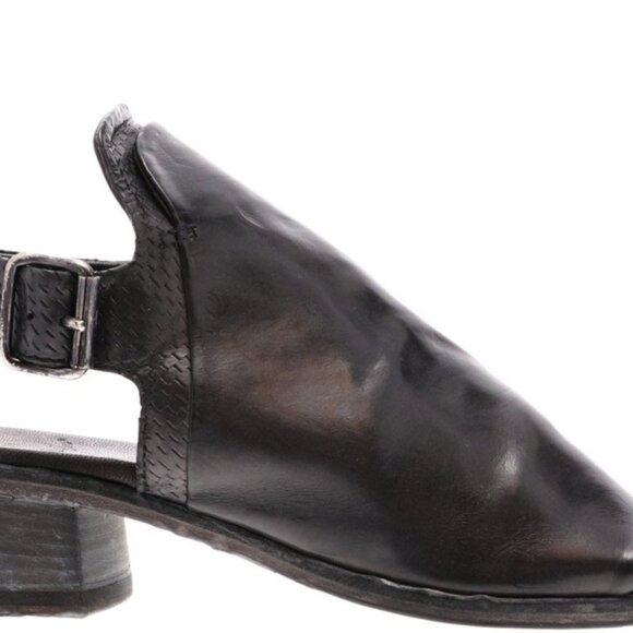 Gidigio Black Leather Sandals Size 38 - Picture 12 of 12